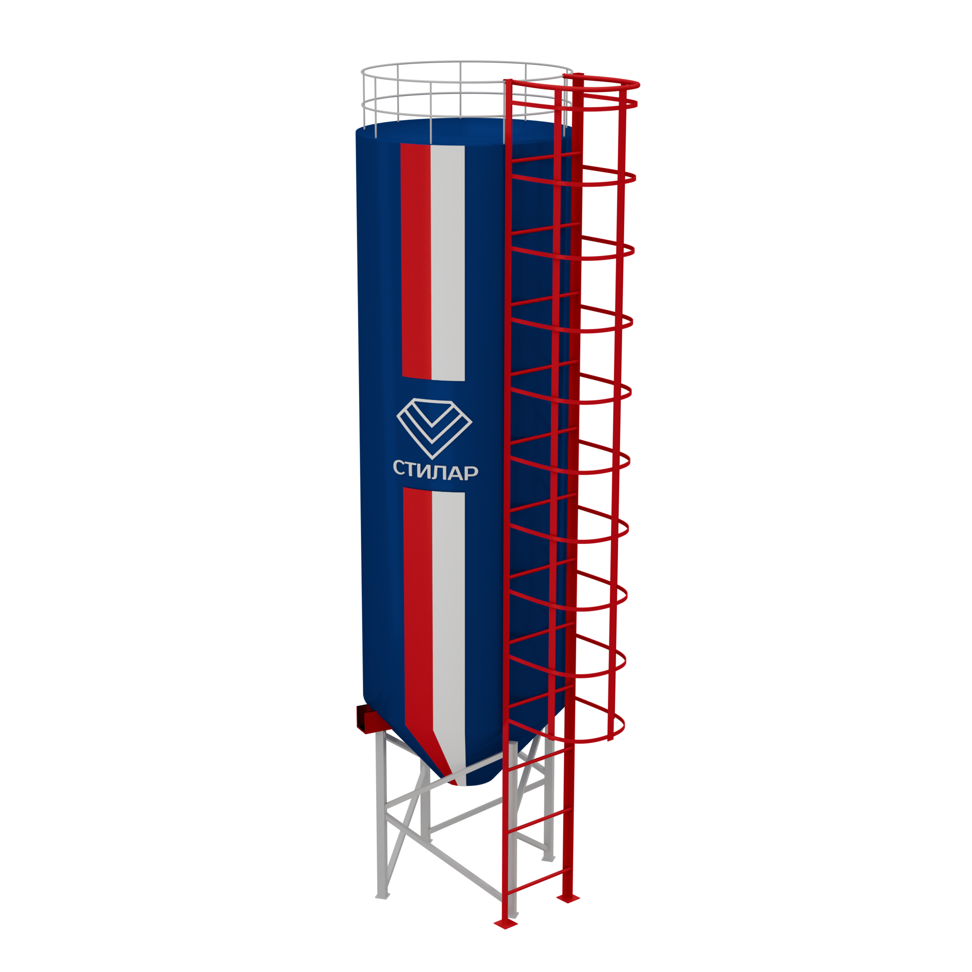 Цельносварный силос для зерна 500 м³ от производителя